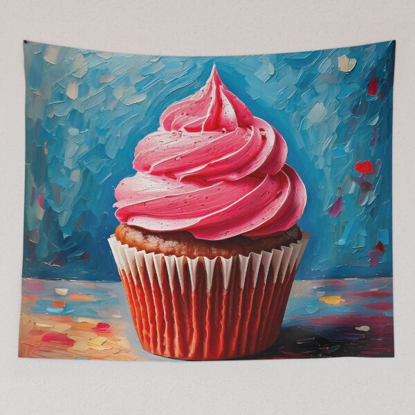 Item preview, Pink Cupcake designed and sold by ArtFactoryAI.