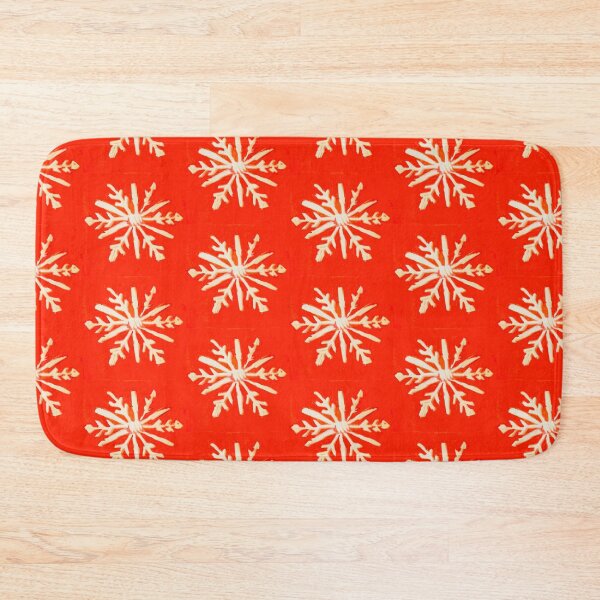 Item preview, Red Block Snowflake designed and sold by Shannon Greve.