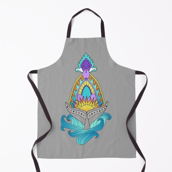 Item preview, Whale Tail Ocean Waves Mandala designed and sold by Saltycurrent1.