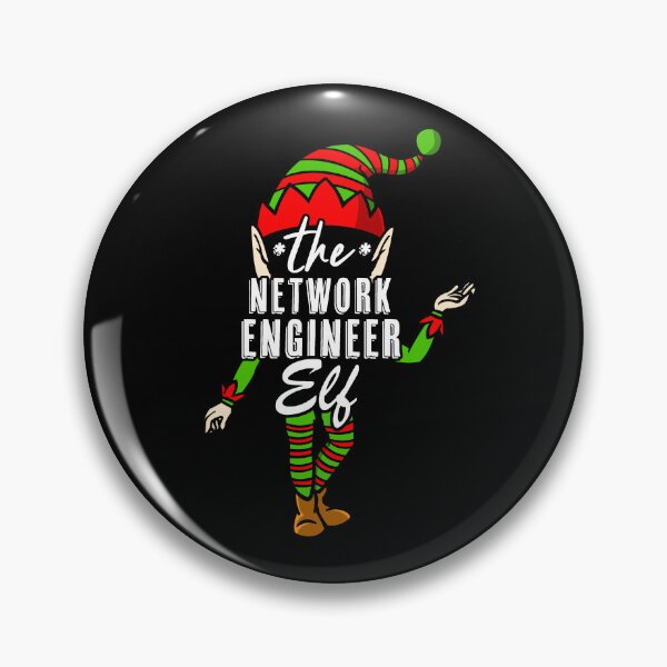 Item preview, The Network Engineer Christmas Elf Funny designed and sold by Nerd Shizzle.