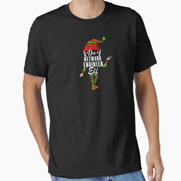 Item preview, The Network Engineer Christmas Elf Funny designed and sold by Nerd Shizzle.