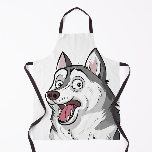 Item preview, Funny Husky Expression Shocked designed and sold by MonkiFlipp.