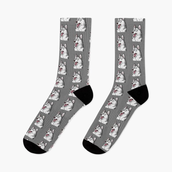 Item preview, Funny Husky Expression Shocked designed and sold by MonkiFlipp.