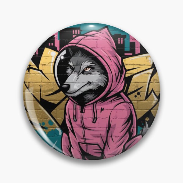 Artikelvorschau, Wolf im rosa Trainingsanzug entworfen und verkauft von MargoMalej.