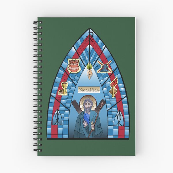 Item preview, St. Andrew The First Called: A Stained Glass Study designed and sold by TheFatTree.