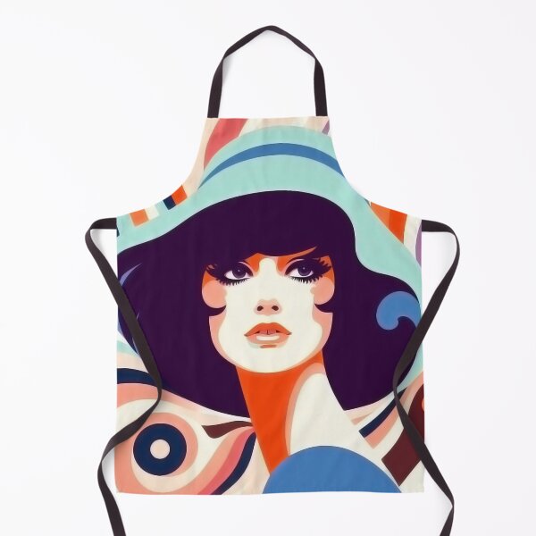 Aperçu de l'œuvre Sixties pop art fashion woman portrait créée et vendue par Martymcflay.