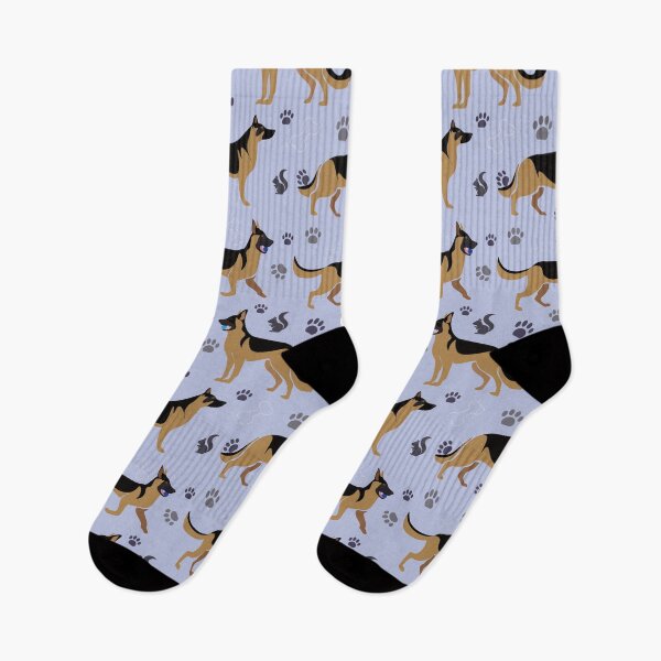 Item preview, Saddle German Shepard with Paws and Squirrels Purple designed and sold by eeszarek.