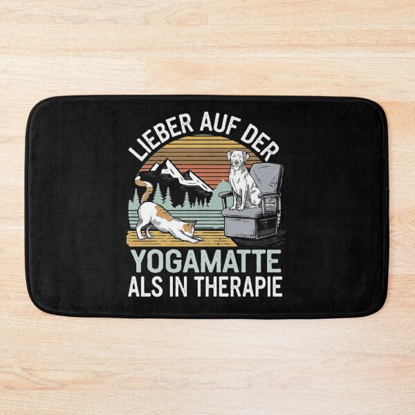 Item preview, Yoga Over Therapy: Relaxing Cat and Dog Design designed and sold by love3617.