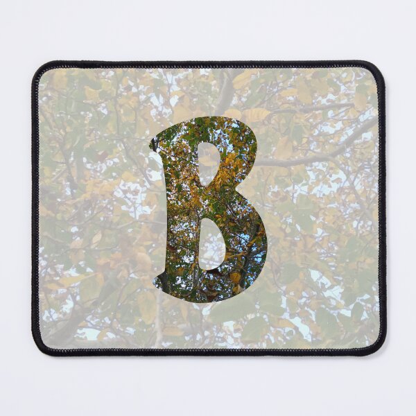 Item preview, Bold Letter ' B ' - Autumn Walnut Tree Design :) designed and sold by Myriel-Myriel.