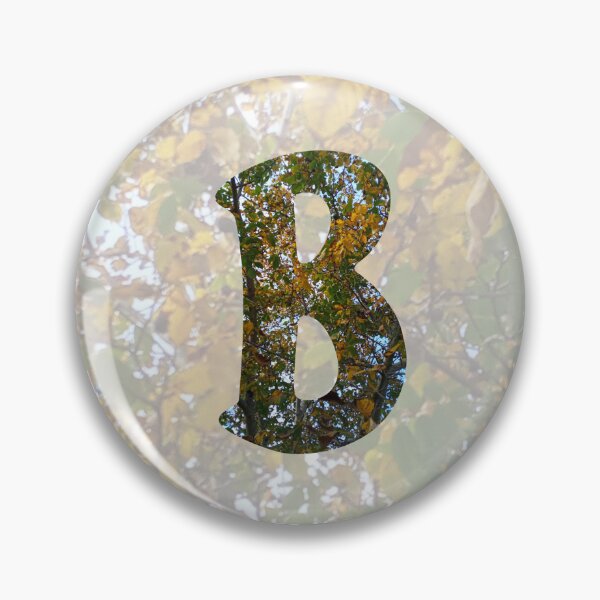 Item preview, Bold Letter ' B ' - Autumn Walnut Tree Design :) designed and sold by Myriel-Myriel.