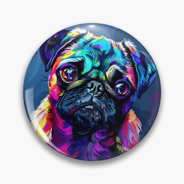 Item preview, Abstract Pug Design designed and sold by Artbyminga.