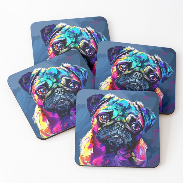 Item preview, Abstract Pug Design designed and sold by Artbyminga.
