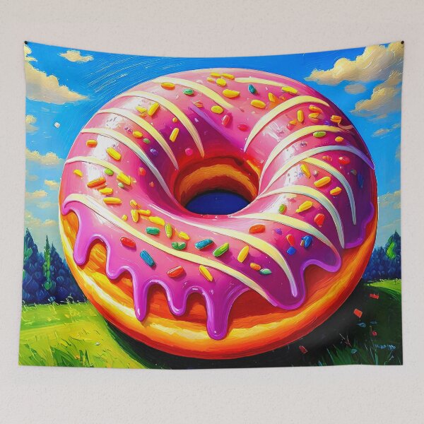 Item preview, Pink Donut designed and sold by ArtFactoryAI.
