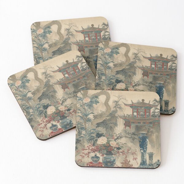 Item preview, Ancient Elegance: Chinese Landscape and Porcelain Art designed and sold by yinyuecreation.