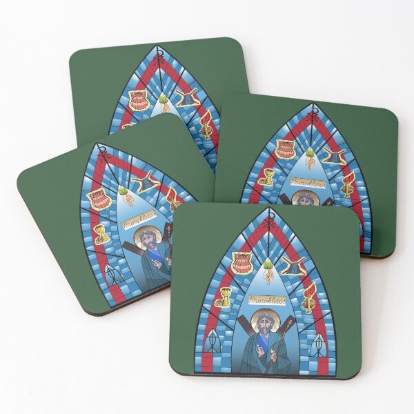 Item preview, St. Andrew The First Called: A Stained Glass Study designed and sold by TheFatTree.