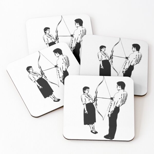 Item preview, Marina Abramović and Ulay. Rest Energy. 1980 designed and sold by LineArtForYou.