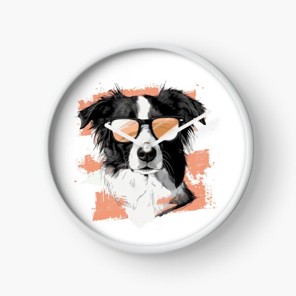 Item preview, Minimalist Hipster Border Collie with Sunglasses designed and sold by Danukie.