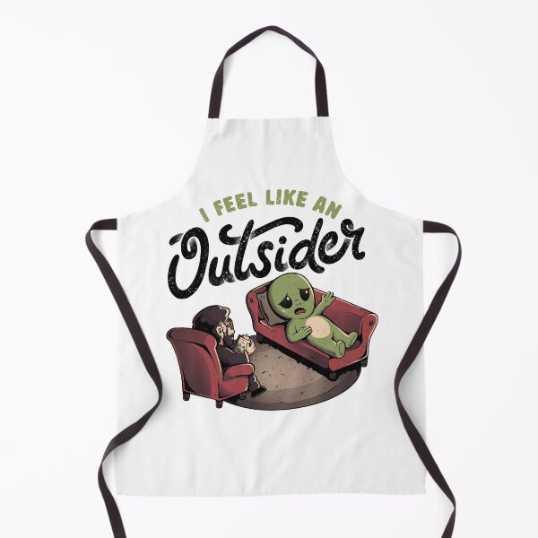 Item preview, I Feel Like an Outsider - Funny Cute Sarcasm Alien Weird Gift designed and sold by EduEly.