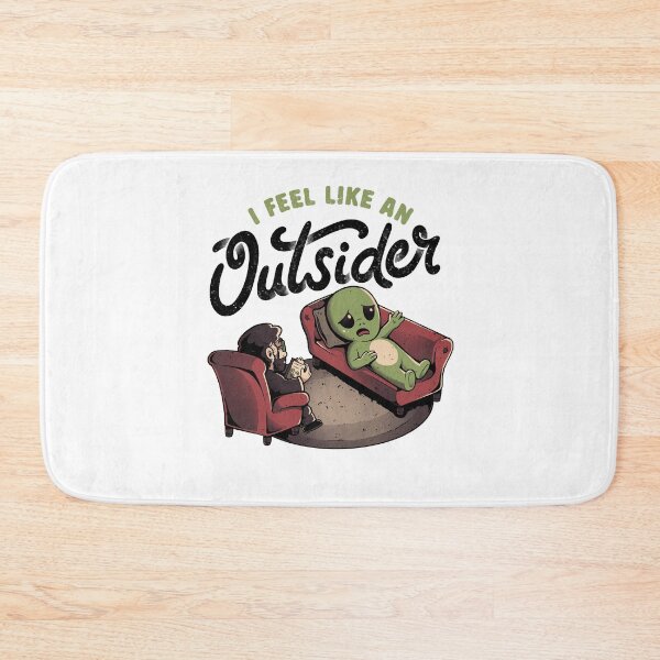 Item preview, I Feel Like an Outsider - Funny Cute Sarcasm Alien Weird Gift designed and sold by EduEly.