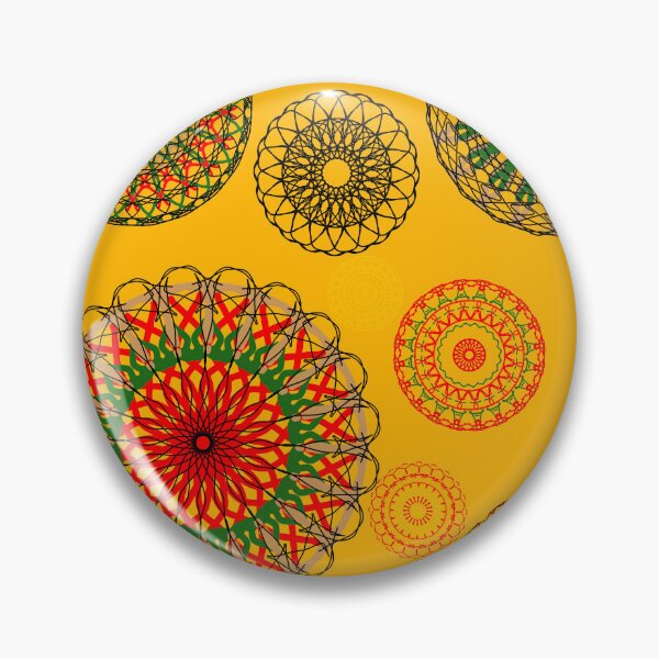 Item preview, Copy of Copy of Mandala design on Radient Yellow designed and sold by Fuzzdandy Designs.