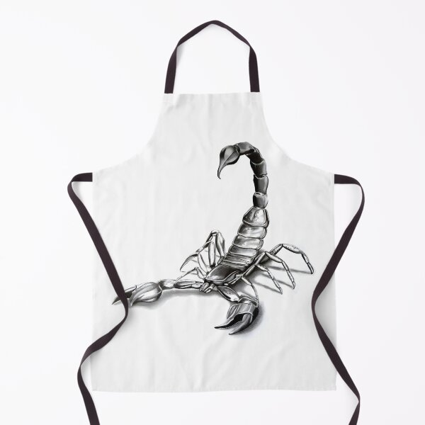 Item preview, Black and white Scorpion pencil drawing designed and sold by Pencil-Art.