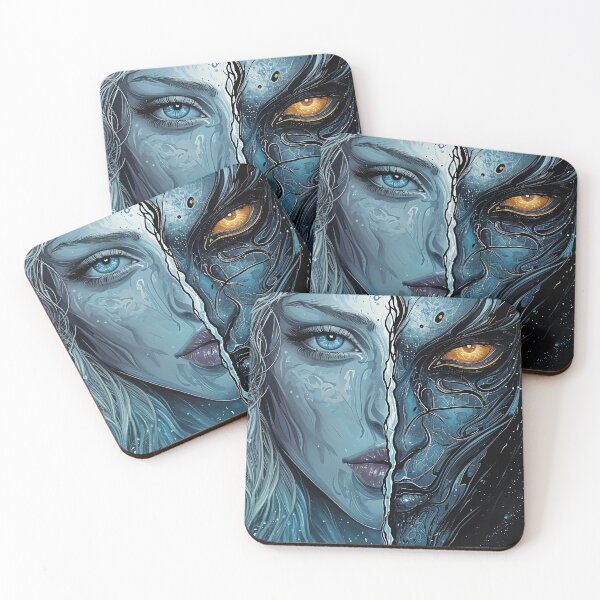 Item preview, Duality Unveiled: The Mask and the Soul designed and sold by oanaunciuleanu.