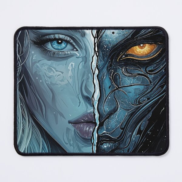 Item preview, Duality Unveiled: The Mask and the Soul designed and sold by oanaunciuleanu.