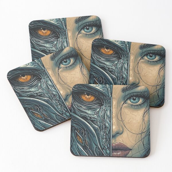 Item preview, Duality Unveiled: The Mask and the Soul designed and sold by oanaunciuleanu.