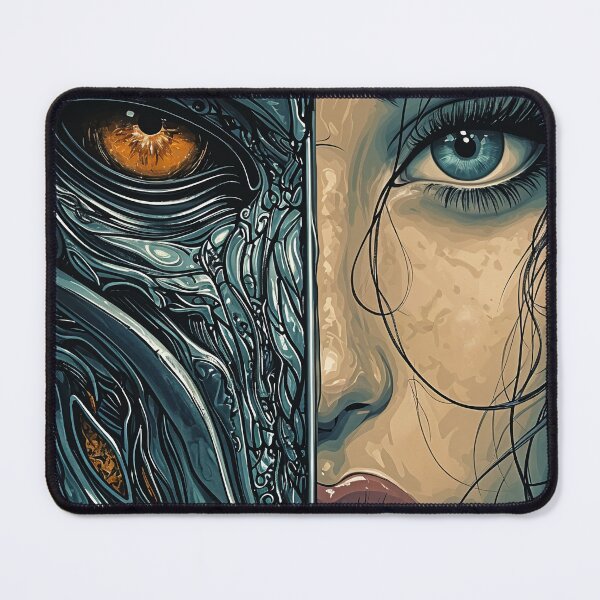Item preview, Duality Unveiled: The Mask and the Soul designed and sold by oanaunciuleanu.