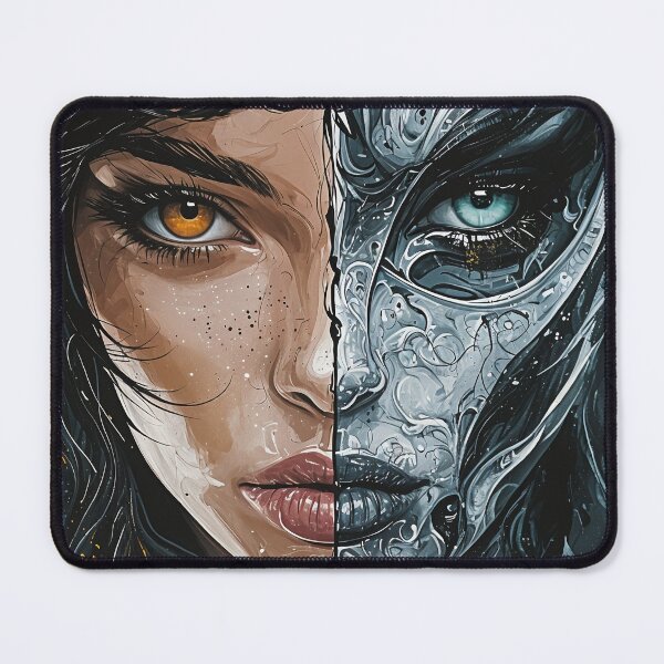 Item preview, Duality Unveiled: The Mask and the Soul designed and sold by oanaunciuleanu.