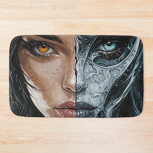Item preview, Duality Unveiled: The Mask and the Soul designed and sold by oanaunciuleanu.