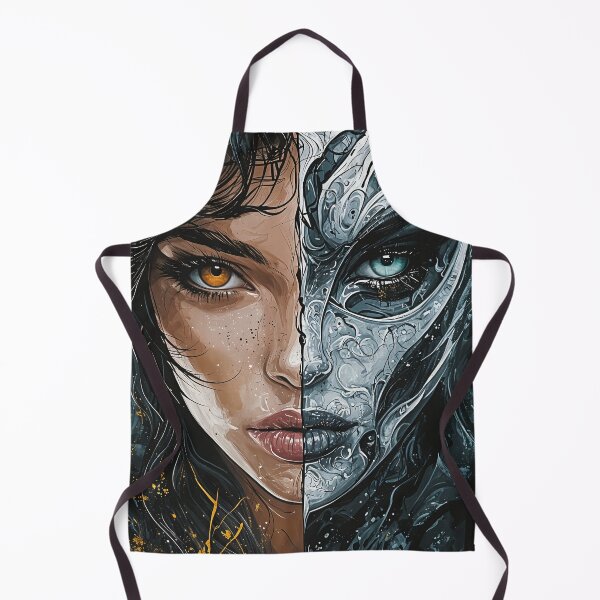 Item preview, Duality Unveiled: The Mask and the Soul designed and sold by oanaunciuleanu.