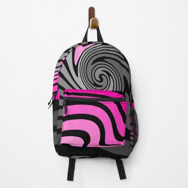 Item preview, comic book op art - grey gray pink gradient designed and sold by Fuzzdandy Designs.