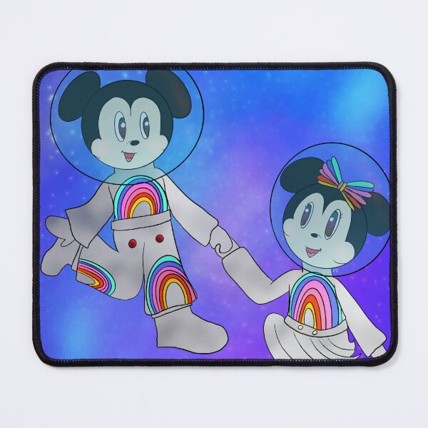 Item preview, Astronauts of Epcot- Space- Mickey and Minnie Series designed and sold by GoldenHeartArt.