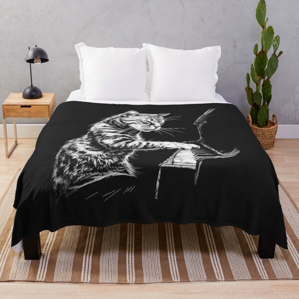 Item preview, Piano Cat Playing Piano designed and sold by wowwowmeow.