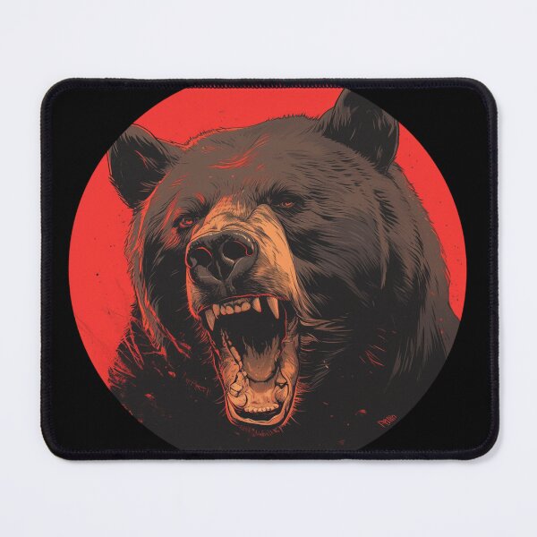 Item preview, Realistic Angry Bear  designed and sold by SMARTKIT  DESIGNAGENCY.