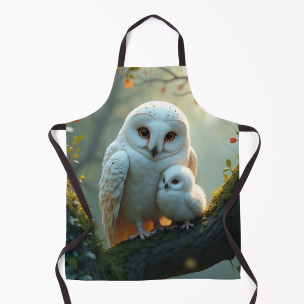 Item preview, White Owl Mom's Shield in the Night Forest designed and sold by DimitraMimika.