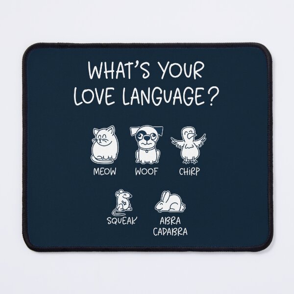 Item preview, Love Language (light color for dark shirts) designed and sold by WatershipBound.