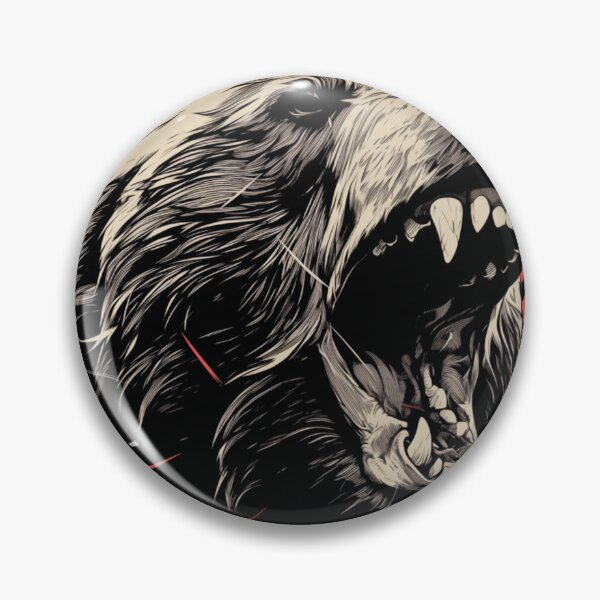 Item preview, Realistic Angry Bear  designed and sold by SMARTKIT  DESIGNAGENCY.