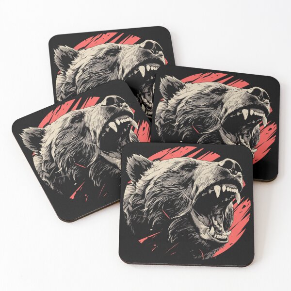 Item preview, Realistic Angry Bear  designed and sold by SMARTKIT  DESIGNAGENCY.