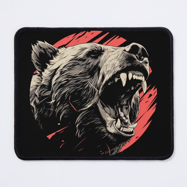 Item preview, Realistic Angry Bear  designed and sold by SMARTKIT  DESIGNAGENCY.