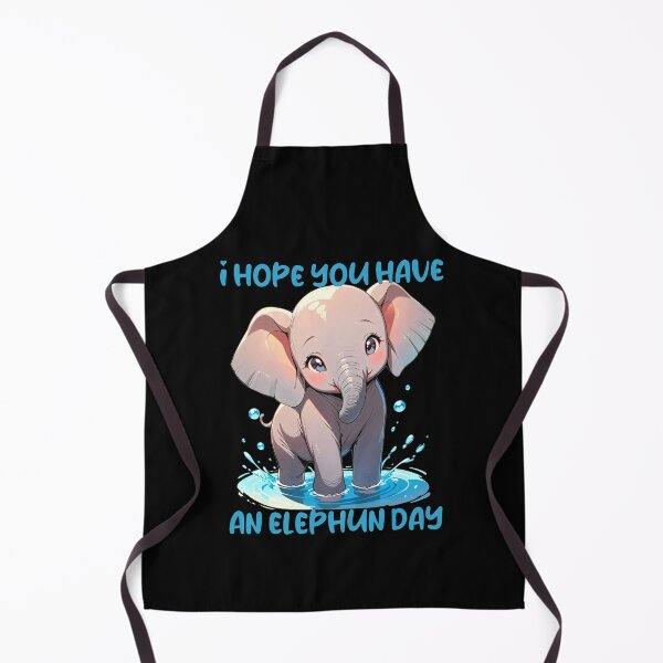 Item preview, I hope You Have an Elephun Day. Baby Elephant Pun designed and sold by GeeksLoveDogs.