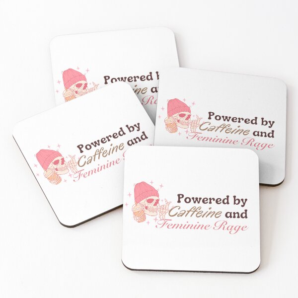 Item preview, Feminine Rage and Caffeine designed and sold by Hannah's Stickers.