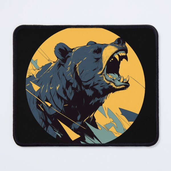 Item preview, Drawing Angry Bear designed and sold by SMARTKIT DESIGNAGENCY.