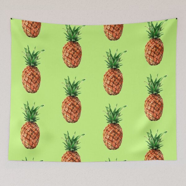 Item preview, watercolor pineapple designed and sold by ArtKseniia.
