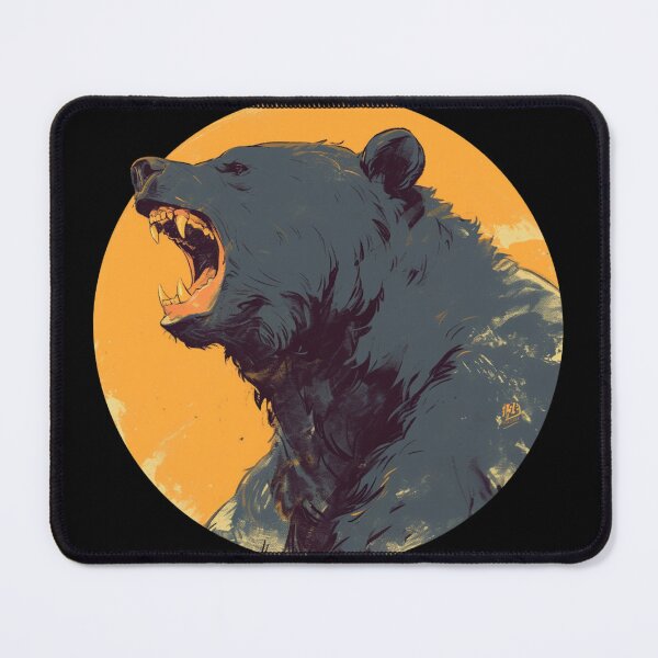 Item preview, Drawing Angry Bear designed and sold by SMARTKIT DESIGNAGENCY.