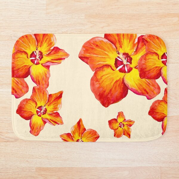 Aperçu de l'œuvre Motif Hibiscus créée et vendue par Lys-Design.