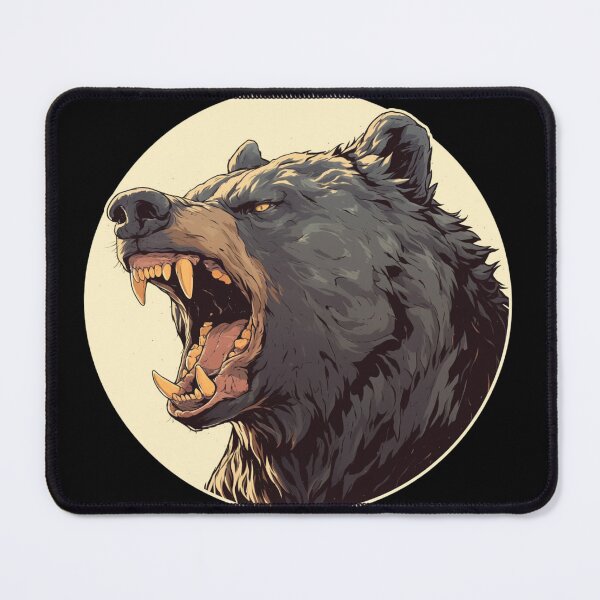 Item preview, Drawing Angry Bear designed and sold by SMARTKIT DESIGNAGENCY.