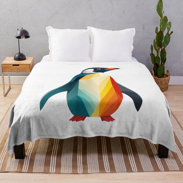 Item preview, Colorful penguin designed and sold by MendaciousMina.