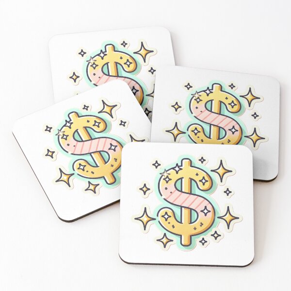 Item preview, Sparkle Gold Dollar Sign designed and sold by AStickerMaker12.